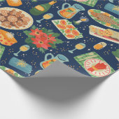 Vakantievakdag en feestdagen cadeaupapier (Hoek)