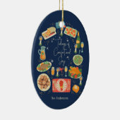 Vakantievakdag en feestdagen keramisch ornament (Rechts)