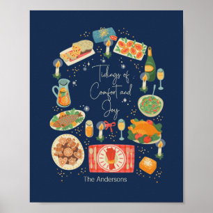 Vakantievakdag en feestdagen poster