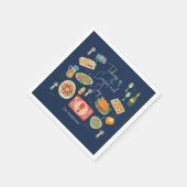 Vakantievakdag en feestdagen servet (Hoek)