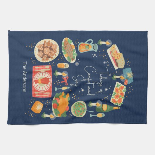 Vakantievakdag en feestdagen theedoek (Horizontaal)