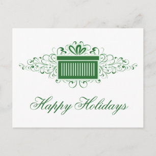 Vakantievakzalvers Cadeau Kerstmis Briefkaart, gro Feestdagenkaart