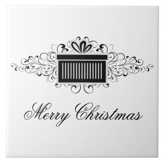 Vakantievakzalvers Cadeau Tegel, zwart Tegeltje (Voorkant)
