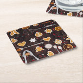 Vakantieveld Kartonnen Onderzetters (Schuin)