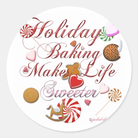 Vakantieveld Ronde Sticker (Voorkant)