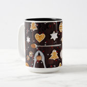 Vakantieveld Tweekleurige Koffiemok (Voorkant links)