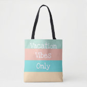 Vakantievensters alleen retrorstriped Canvas tas (Voorkant)