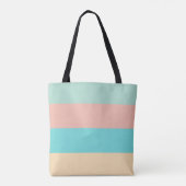 Vakantievensters alleen retrorstriped Canvas tas (Achterkant)