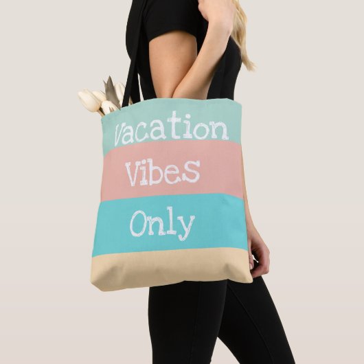 Vakantievensters alleen retrorstriped Canvas tas (Dichtbij)