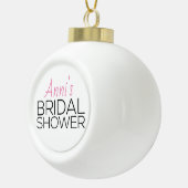 Vakantieventig Vrijgezellenfeest Keramische Bal Ornament (Rechts)