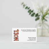 Vakantieverlichting en decoratie-installatie visitekaartje (Staand voorkant)