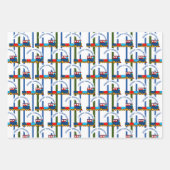 Vakantievervoer, Matte 19" x 29" Inpakpapier Vel (Voorkant)