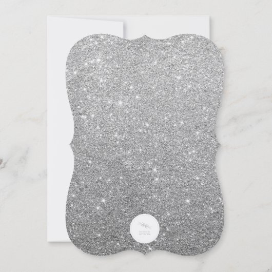 Vakantievezel Glitter Sparkles and Cocktail Party Kaart (Achterkant)