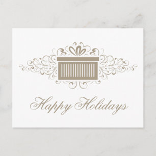 Vakantievierij Cadeau Kerstmis Briefkaart, latte Feestdagenkaart