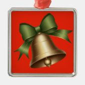 Vakantieviering Bell Metalen Ornament (Voorkant)