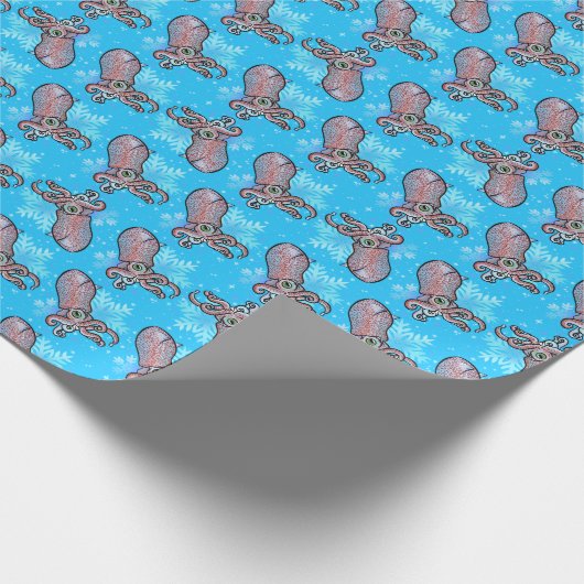 Vakantievierkant cadeaupapier (Hoek)