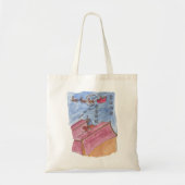 Vakantievlek & Groet #1 (Kerstmis) Tote Bag (Voorkant)