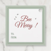 Vakantievlek Label met roodbaars (Achterkant)