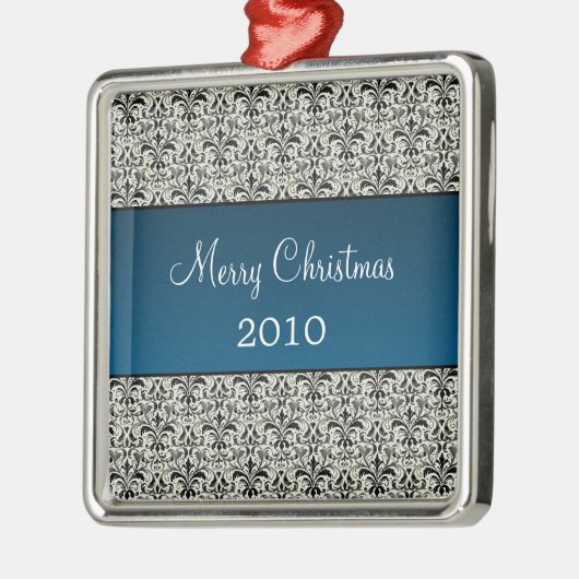 Vakantievlek Ornament met Vakantiegeld, blauw (Links)