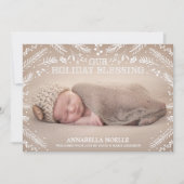 Vakantievloeistof | Aankondiging van geboorte (Voorkant)