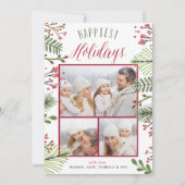 Vakantievloeistof | Foto-inkuilkaart Feestdagenkaart (Voorkant)