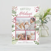 Vakantievloeistof | Foto-inkuilkaart Feestdagenkaart (Staand voorkant)