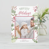 Vakantievloeistof | Fotokaart Feestdagenkaart (Staand voorkant)