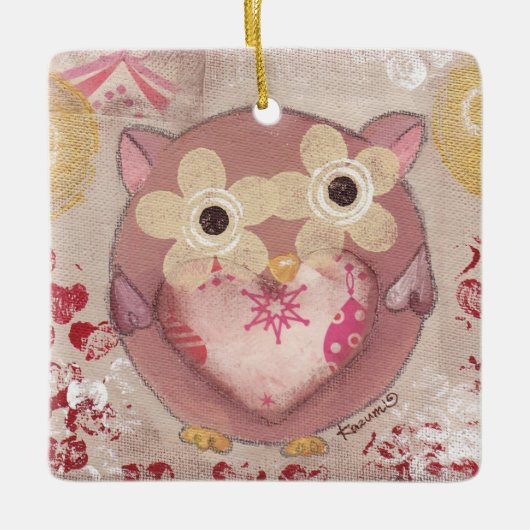 Vakantievloeistof Keramisch Ornament (Voorkant)