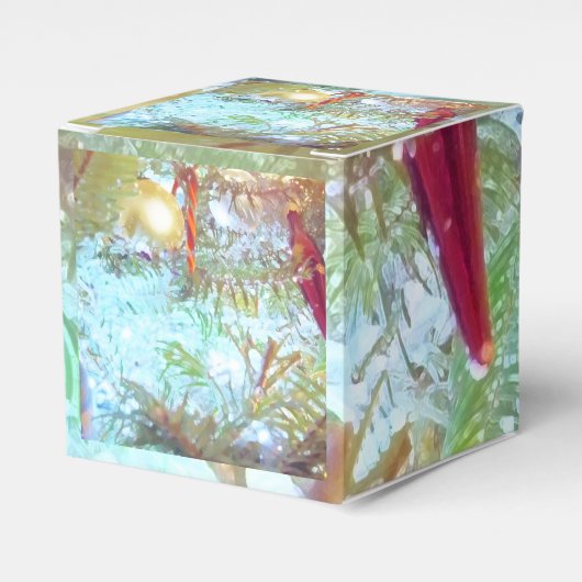 Vakantievormen in het licht bedankdoosjes (Voorkant Zijde)