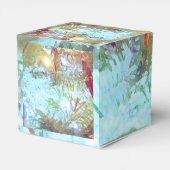 Vakantievormen in het licht bedankdoosjes (Achterkant)