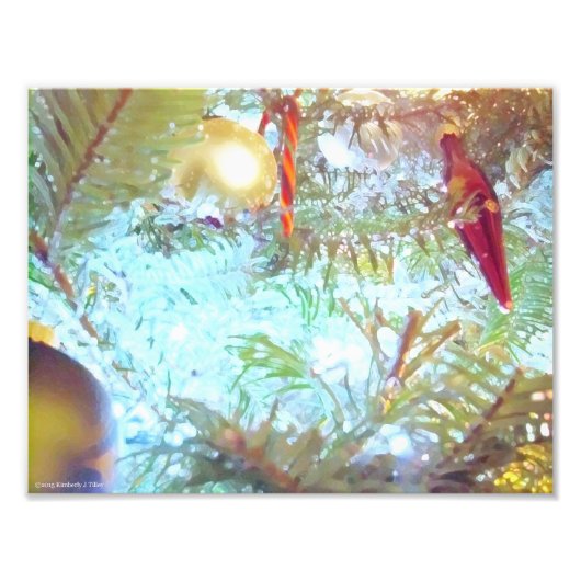 Vakantievormen in het licht foto afdruk (Voorkant)