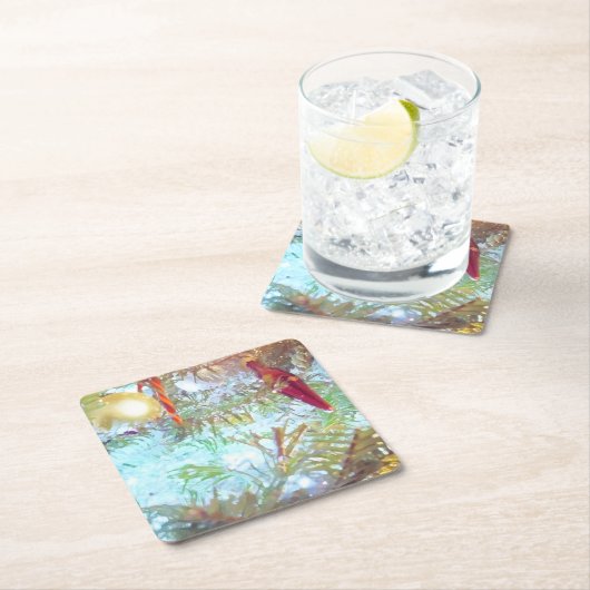 Vakantievormen in het licht kartonnen onderzetters (Insitu)