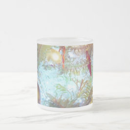 Vakantievormen in het licht matglas koffiemok