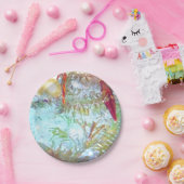 Vakantievormen in het licht papieren bordje (Feest)