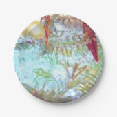 Vakantievormen in het licht papieren bordje (Voorkant)