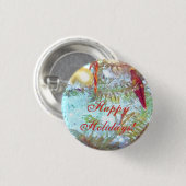 Vakantievormen in het licht ronde button 3,2 cm (Voorkant /achterkant)