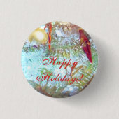 Vakantievormen in het licht ronde button 3,2 cm (Voorkant)