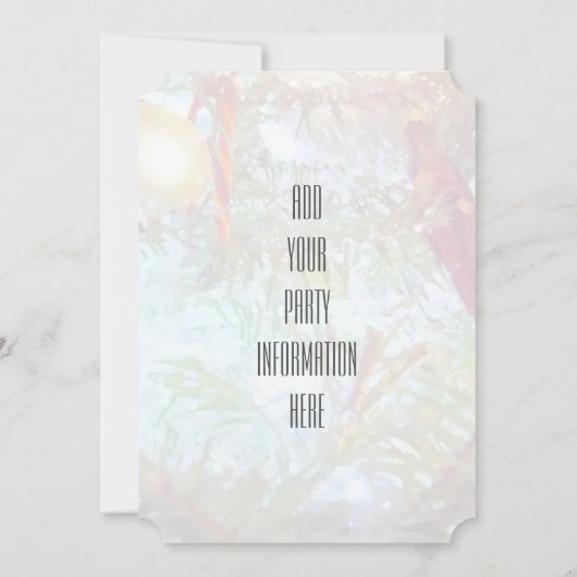 Vakantievormgeving in het licht kaart (Achterkant)