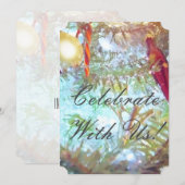 Vakantievormgeving in het licht kaart (Voorkant / Achterkant)