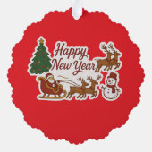 Vakantievormgeving Ornament Kaart (Achterkant)