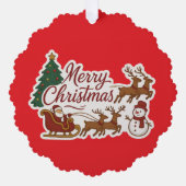 Vakantievormgeving Ornament Kaart (Voorkant)