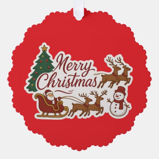 Vakantievormgeving Ornament Kaart (Voorkant)