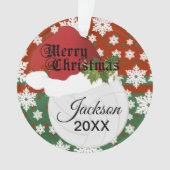 Vakantievormgeving Volleybal | DIY-naam Ornament (voorkant)