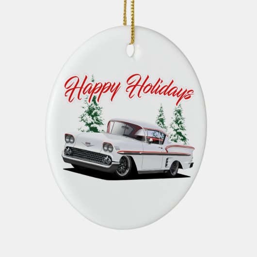 Vakantievorming Aangepaste impala Keramisch Ornament (Rechts)