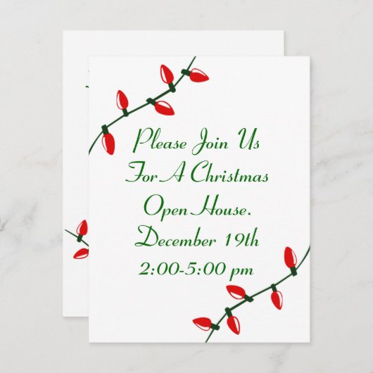 Vakantievorming Kaart (Voorkant / Achterkant)