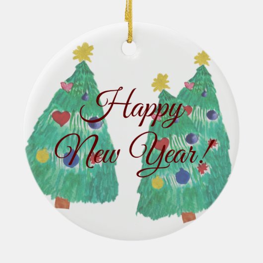 Vakantievorming Keramisch Ornament (Achterkant)