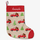 Vakantievorming met  feestelijke kerstavond kleine kerstsok (Voorkant)