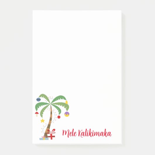Vakantievorming Post-it-Notes-Mele Kalikimaka Post-it® Notes (Voorkant)