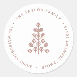 Vakantievorming Roos retour Address Label