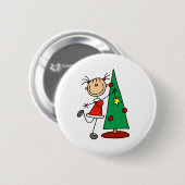 Vakantievormingsstructuur van het teken ronde button 5,7 cm (Voorkant /achterkant)